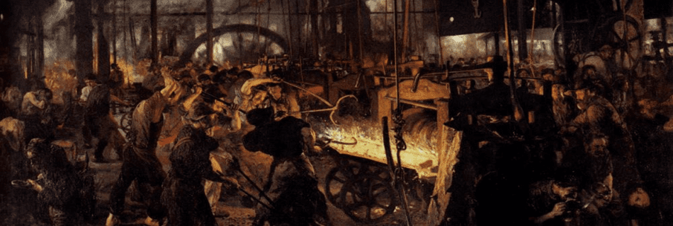 La fundición, de A. Menzel