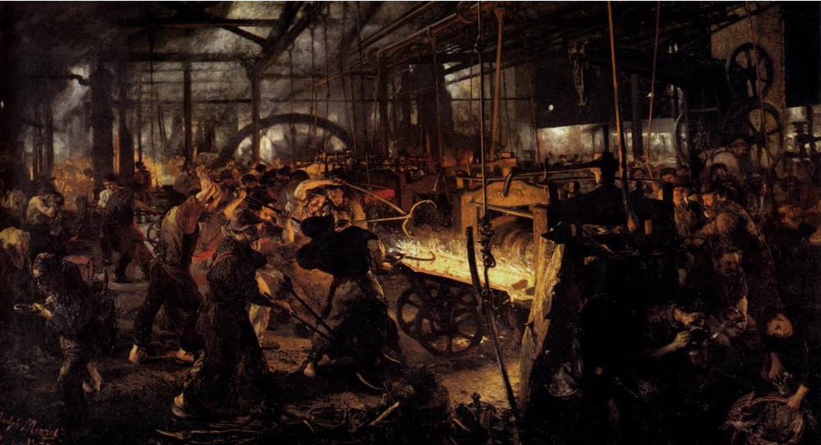 La fundición, de A. Menzel