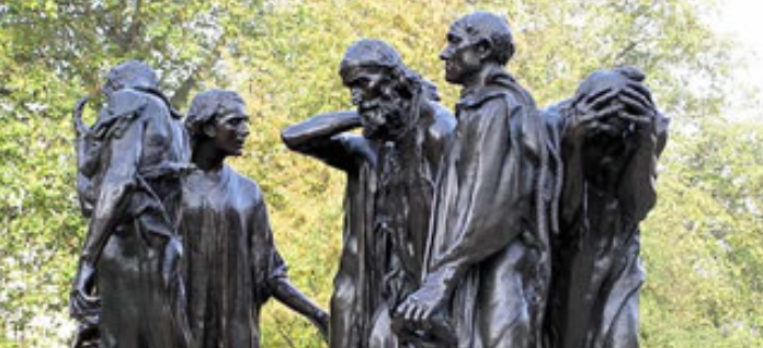 Rodin tardó más de tres años en esculpir esta pieza y durante ese tiempo realizó varios bocetos que se encuentran repartidos por todo el mundo.
